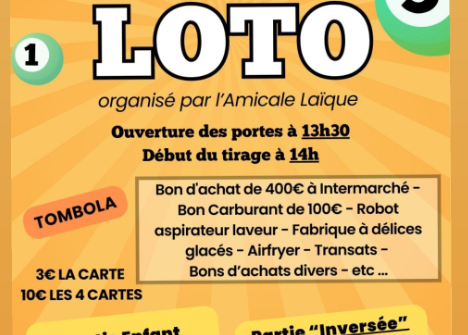 Loto de l'Amicale Laïque