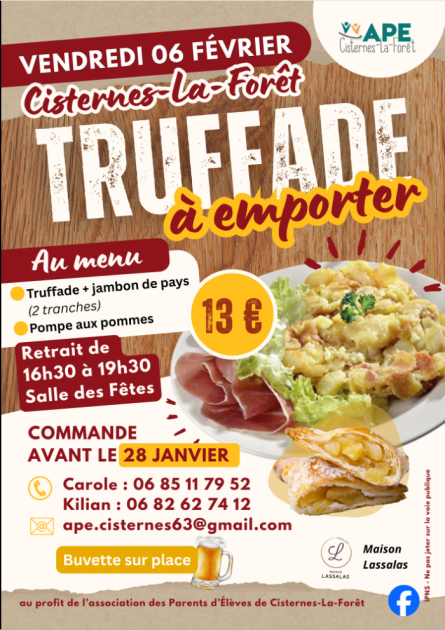 © Truffade à emporter_Cisternes-la-Forêt - APE - Cisternes-la-Forêt