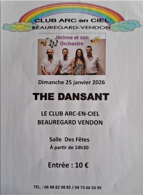 © Thé dansant_Beauregard-Vendon - Club arc en ciel
