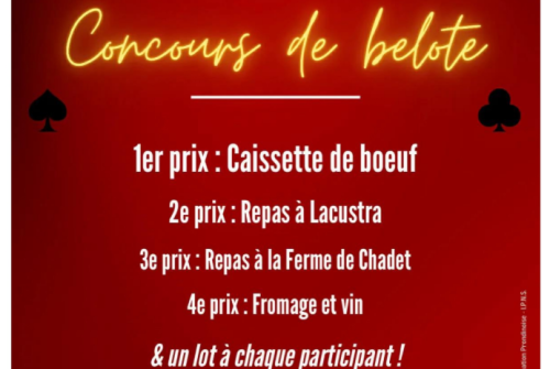 Concours de belote