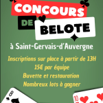© Concours de Belote_Saint-Gervais-d'Auvergne - Comité des fêtes