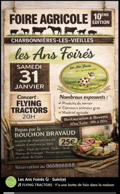 © Foire annuelle_Charbonnières-les-Vieilles - Les Ans Foirés