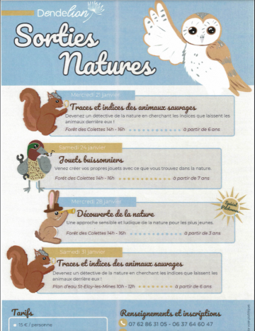 © Traces et indices des animaux sauvages_Saint-Éloy-les-Mines - Dendelion