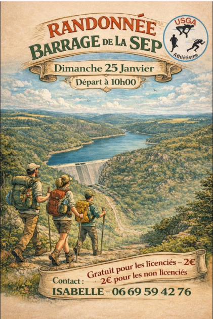 © Randonnée - Barrage de la Sep_Saint-Hilaire-la-Croix - USGA Athlétisme
