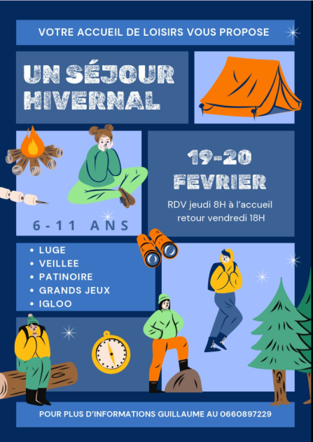 © Séjour hivernal_Saint-Gervais-d'Auvergne - Accueil de loisirs Saint Gervais d'Auvergne