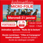 © Micro Folie - œuvres autour des villes et des campagnes_Pontaumur - Communauté de Communes