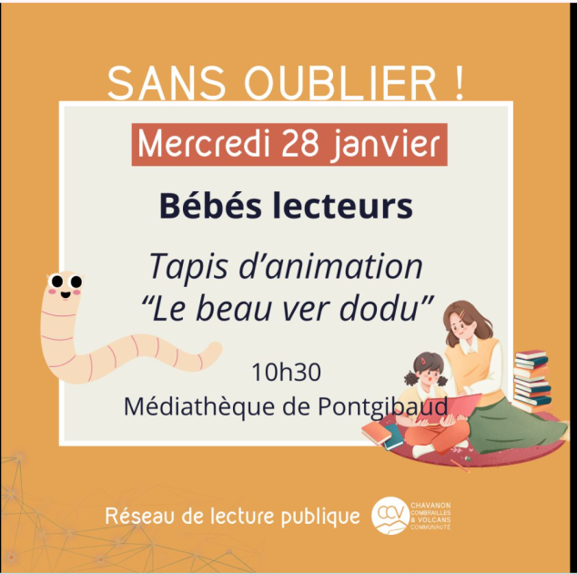 © Bébé lecteurs_Pontgibaud - Communauté de communes Chavanon Combrailles et Volcans