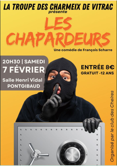 © Théâtre - Les Chapardeurs_Pontgibaud - La Troupe des Charmeix de Vitrac