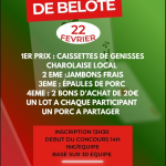 © Concours de belote_Teilhet - Association comité des fêtes
