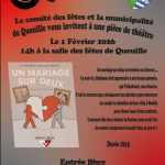 © Théâtre - Un mariage pour deux_Queuille - Comité des fêtes