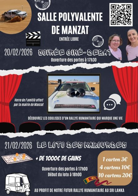 © Soirée ciné-débat et loto - kabourdes2026