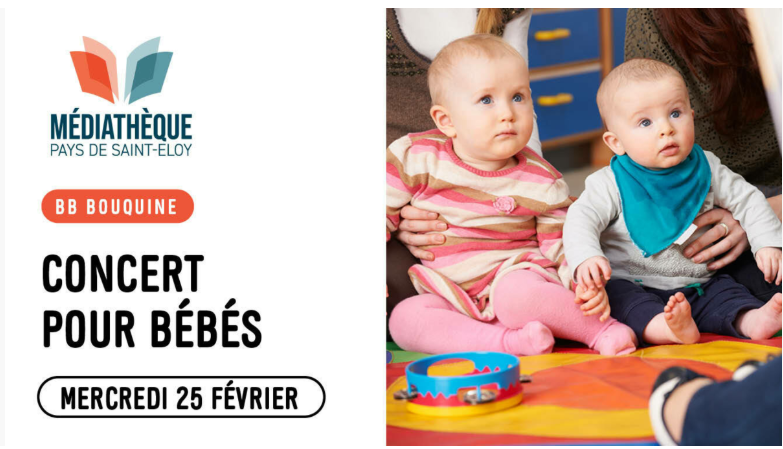 © Concert pour bébés_Saint-Éloy-les-Mines - Médiathèque