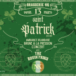 © Saint-Patrick à la Brasserie NK - brasserie NK