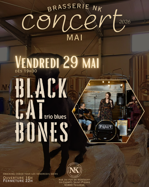 © Concert Brasserie NK - Black Cat Bones - brasserie NK