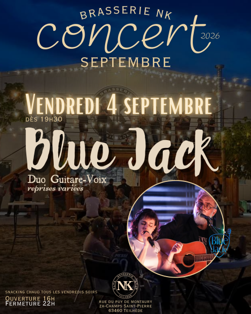 © Concert Brasserie NK - Blue Jack - brasserie NK