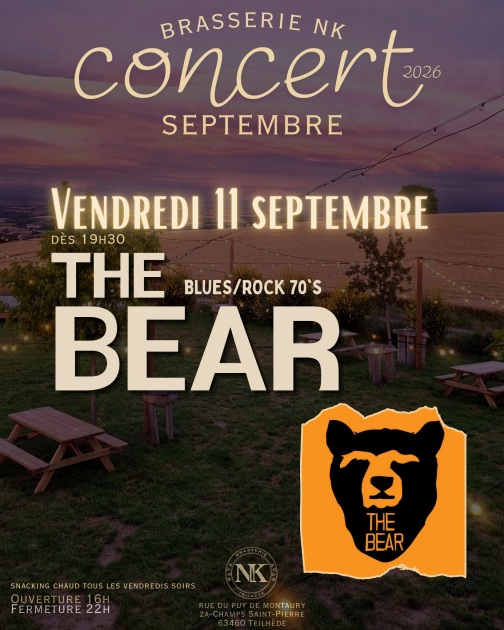 © Concert Brasserie NK - The Bear - brasserie NK