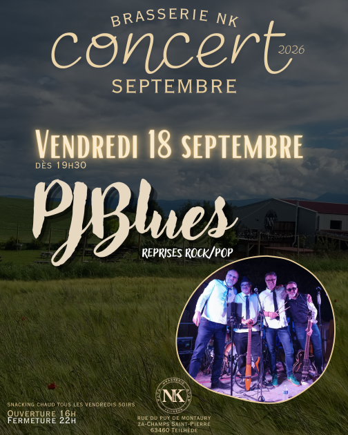 © Concert Brasserie NK - PJBlues - brasserie NK