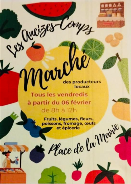 Marché du vendredi_Les Ancizes-Comps