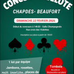© Concours de belote_Chapdes-Beaufort - Association Tennis de Table