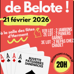 © Concours de belote_Herment - Comité des Fêtes d'Herment