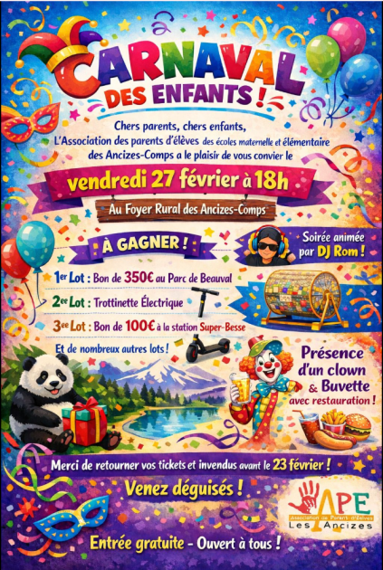 © Carnaval_Les Ancizes-Comps - APE