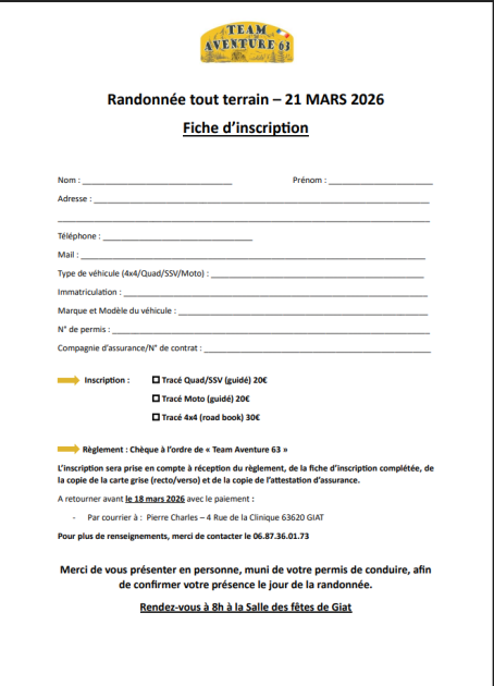 © Randonnée tout-terrain_Giat - Team Auvergne 63