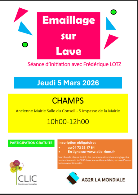 © Atelier - Emaillage sur lave_Champs - Le CLIC