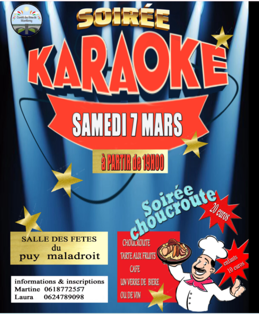 © Karaoké - Choucroute_Montfermy - Comité des fêtes de Montfermy