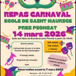 © Repas carnaval_Saint-Maurice-près-Pionsat - Association de parents d'élèves
