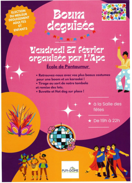 © Boum déguisée_Pontaumur - APE - Pontaumur
