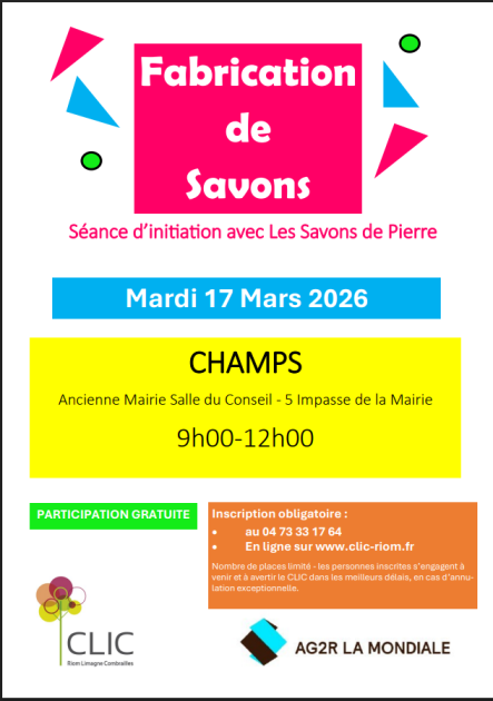 © Atelier - Fabrication de savons_Champs - CLIC