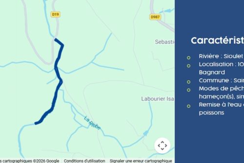 Parcours no-kill -  Le Sioulet à Saint-Etienne-des-Champs