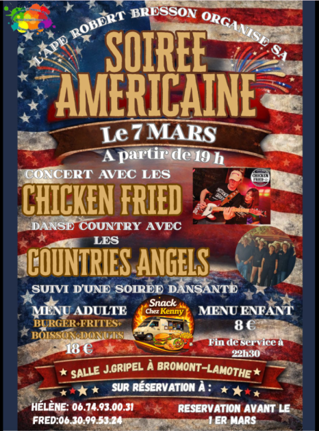 © Soirée Américaine_Bromont-Lamothe - APE - Bromont Lamothe