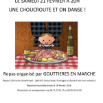 © Repas - Une choucroute et on danse_Gouttières - Association gouttières en marche