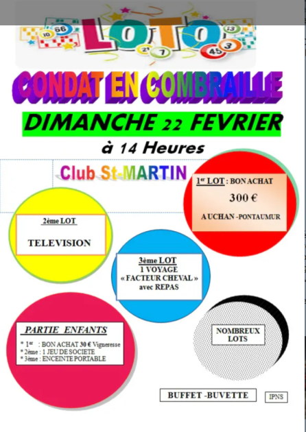 © Loto_Condat-en-Combraille - Club St-Martin