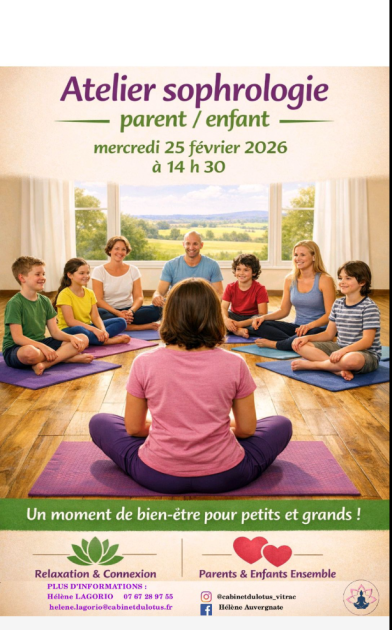 © Atelier sophrologie parent/enfant_Vitrac - Le Cabinet du Lotus