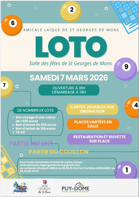 © Loto_Saint-Georges-de-Mons - Amicale Laïque Saint Georges de Mons