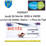 © Dictée de Pionsat_Pionsat - Mairie de Pionsat
