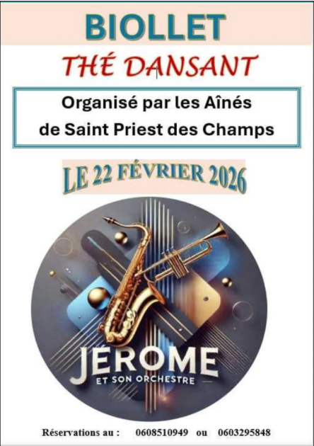 © Thé dansant_Biollet - Les Aînés de St Priest des Champs