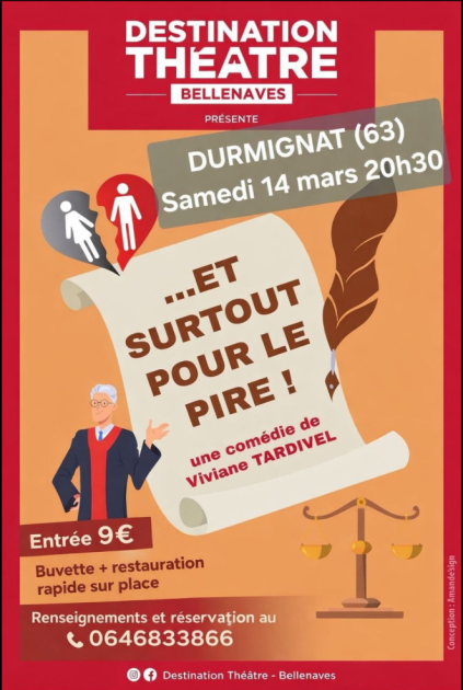 © Théâtre - ...Et pour le pire!_Durmignat - Destination théâtre