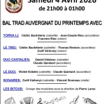 © Bal Trad Auvergnat du Printemps_Vergheas - Association La Bourrée de Vergheas