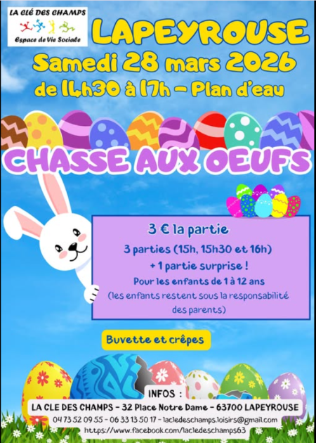 © Chasse aux oeufs_Lapeyrouse - La clé des champs