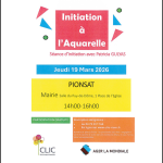 © Atelier - Initiation à l'aquarelle_Pionsat - CLIC