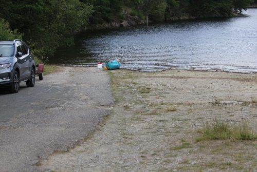Mise à l'eau La carrière - Lac des Fades