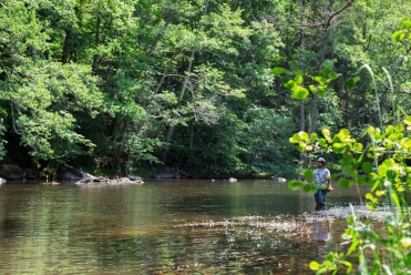 Pêche sur la Sioule